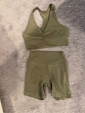 Paragon Fitwear Set Reluna Fabric- Olive